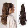 Синтетический 18-дюймовый небольшой зажим с когтями, хвост, длинный волнистый хвост, длинный вьющийся хвост, длинный зажим, женский парик