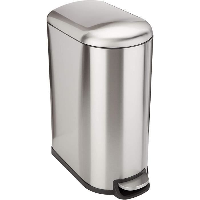 Poubelle de Cuisine à Pédale - FULLER - 40 L - Acier