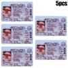 5-10 Cards Santa Claus Drivers Licence Merry Christmas Gift For Children Kids Favors 2025 New Year Party Decoration Supplies