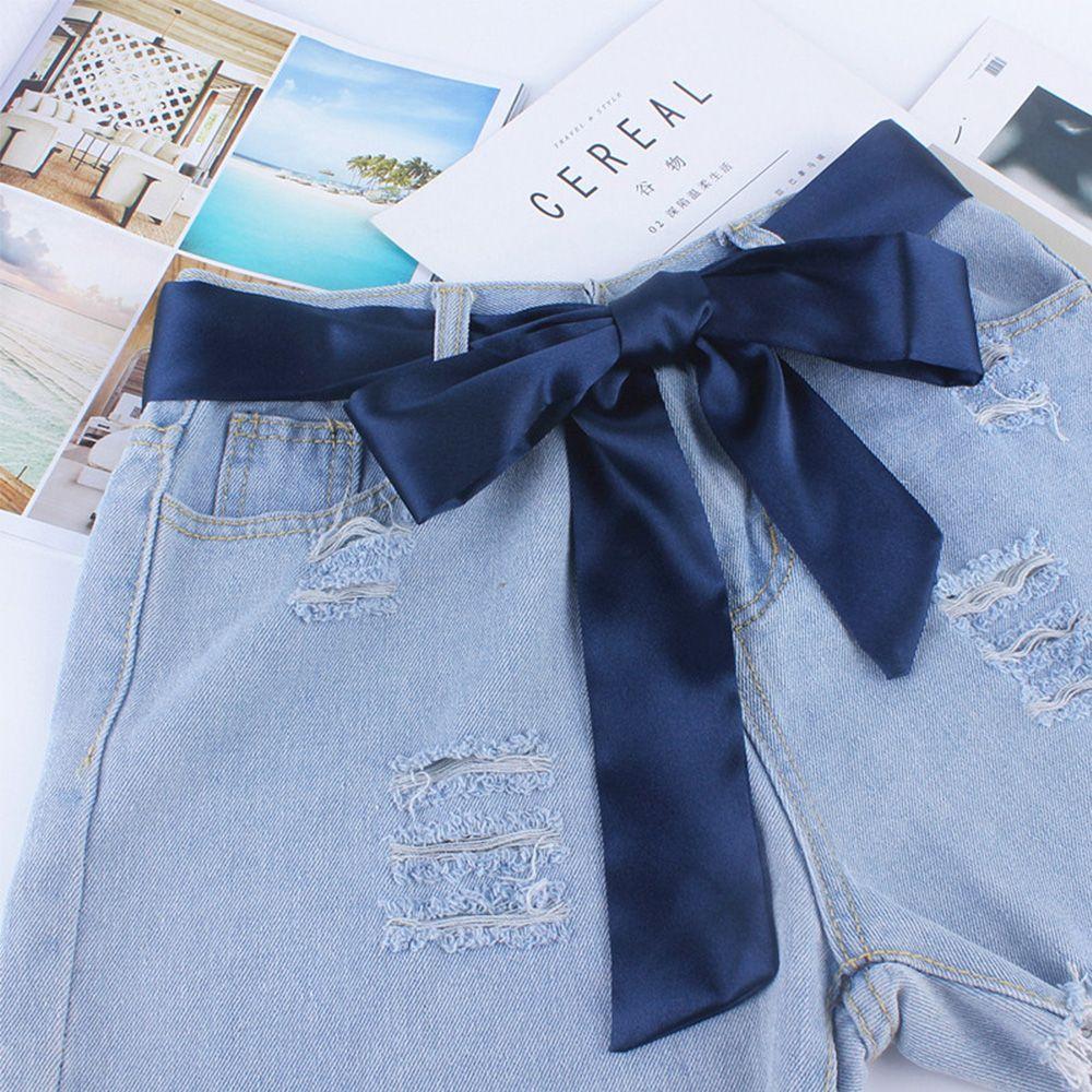 All Match Wide Waist Accessories Women Ladies Scarf Belt Silk Belts Silk Scarf Ribbon Knot