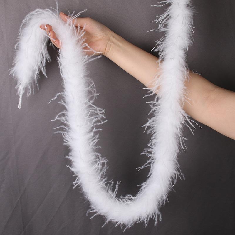 Ostrich Feather Strips ,Fluff Strips ,Feather Strips ,Diy Headwear ,Dress ,Dance Clothing Decoration