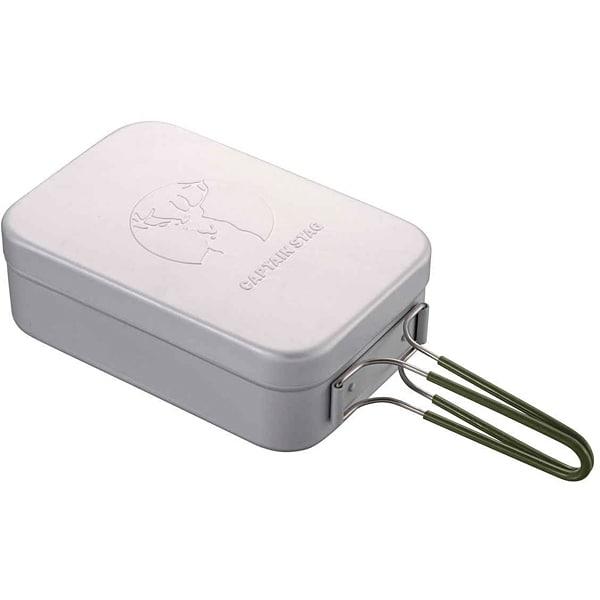 PearL Kinzoku PearL Uh 4115 [Квадратная алюминиевая кастрюля для приготовления пищи, размер L, размер Captain Stag, 1,75 л]