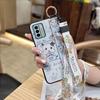 Cartoon Protective Phone Case For Nokia G22 Fashion Design Lanyard Shockproof Phone Holder Back Cover Anti-dust Ring