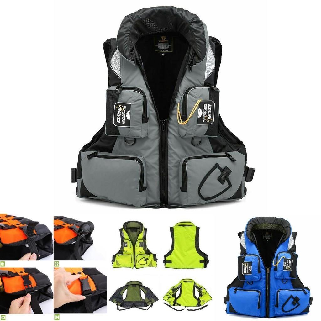 Buoyancy Adult Life Jacket With Detachable Neckline For Sailing And Kayak Safety**