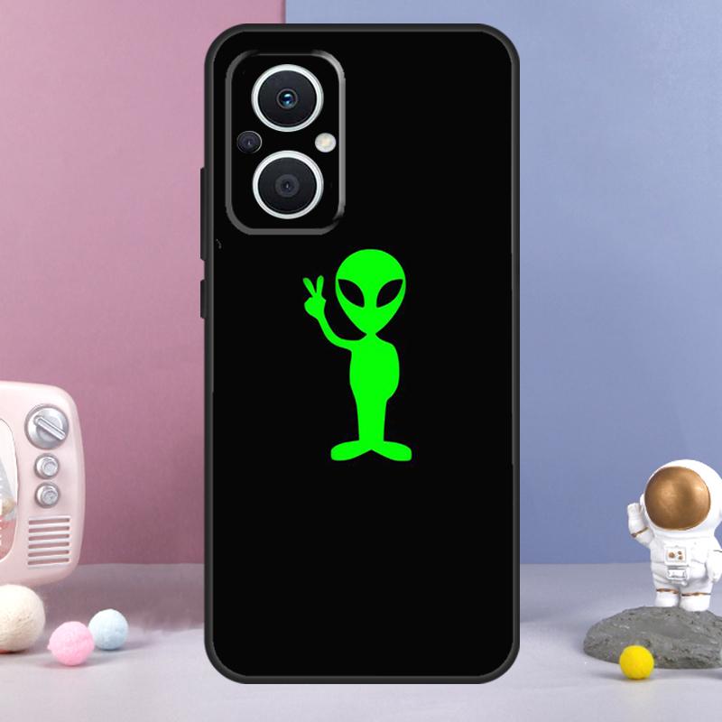 Cartoon Alien Funda For OPPO Reno 13 F 11F 12F 14F 10 11 12 14 Pro 7 8 Lite OPPO Find X6 X5 X8 X9 Pro Case