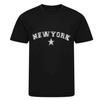 T-shirt New York enfant fille noir - - Noir