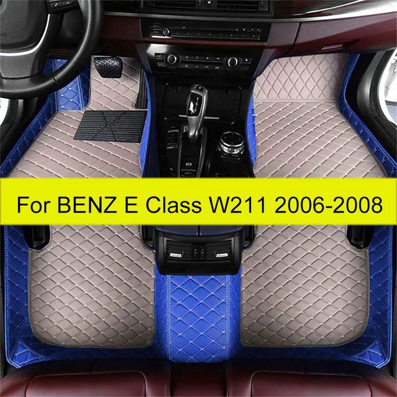 Автомобильные коврики для BENZ E-класса W211 Седан 2006 2007 2008 Автомобильные коврики для ног Покрытие автомобильным ковром