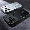 Металлизированная краска для мягкого чехла Magsafe для iPhone 17 16 15 14 13 12 11 17 Pro Max Air Магнитная беспроводная зарядка Защитная крышка для объектива