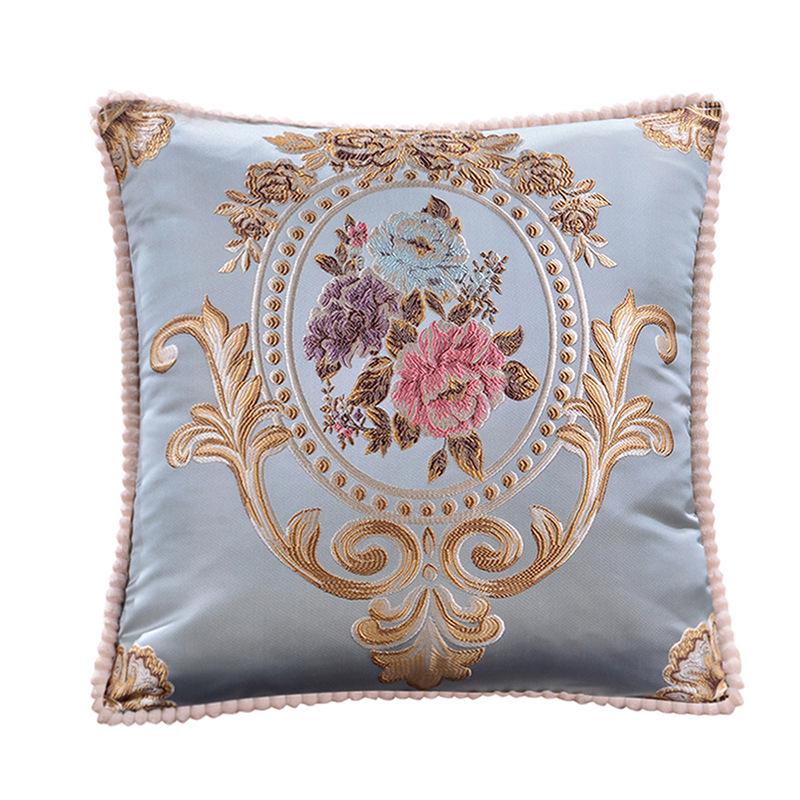 European Jacquard Sofa Pillow Cover for Home or Office