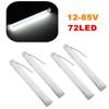 1/2/4 шт. 72LED 12-80 В салона автомобиля полосы света бар лампы для чтения для фургона, грузовика, лодки, внедорожника, грузовика, тележки, наружного освещения