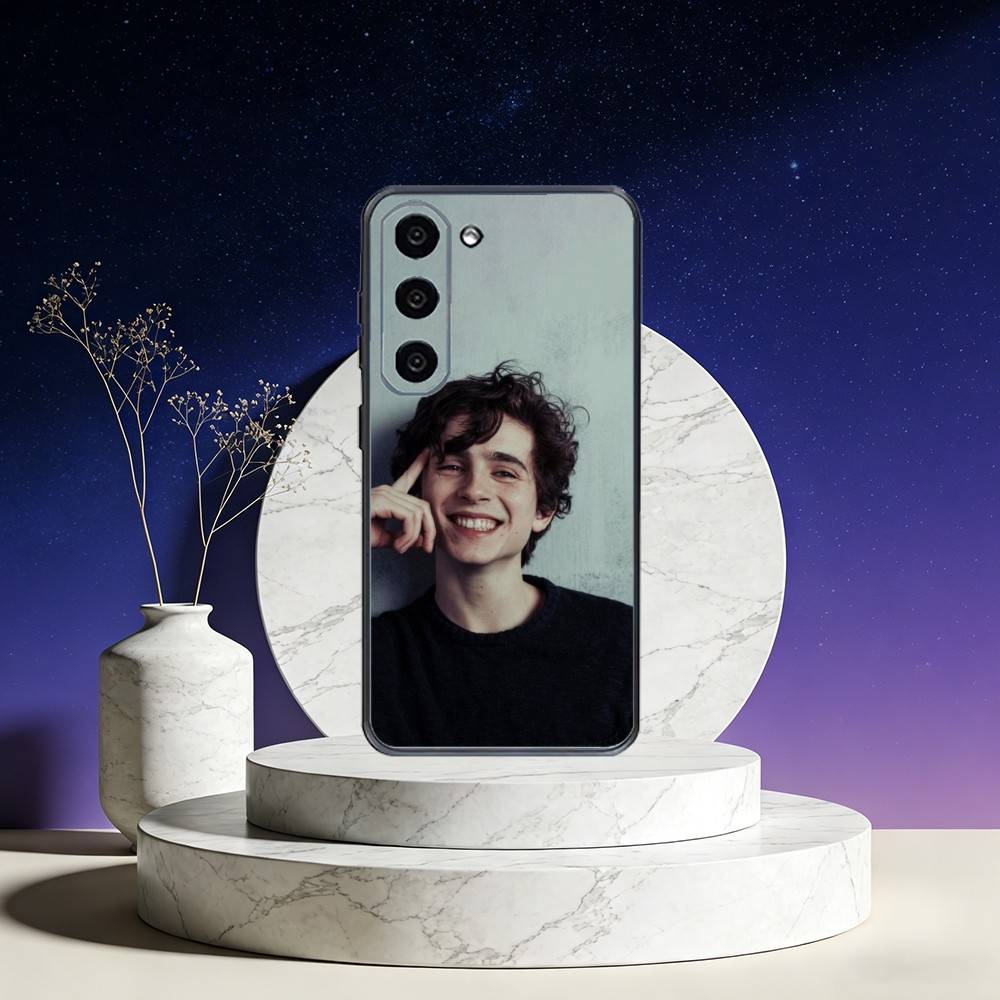 Timothee Chalamet Phone Case For Samsung Galaxy A73,A72,A71,A70,A53,A52,A51,Others Soft Black Cover