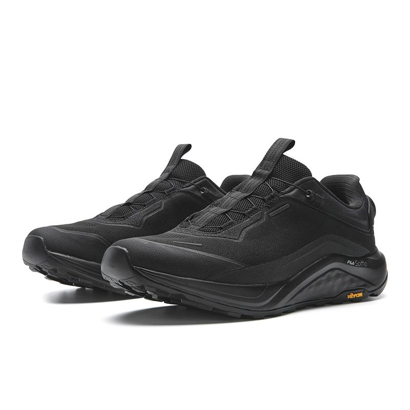 Fila BOA WOLF 2+ Амортизация Устойчивость к истиранию Покрытие Легкие Низкие Outdoor Обувь Мужская Черный Песочный Серый A12M611219FBS
