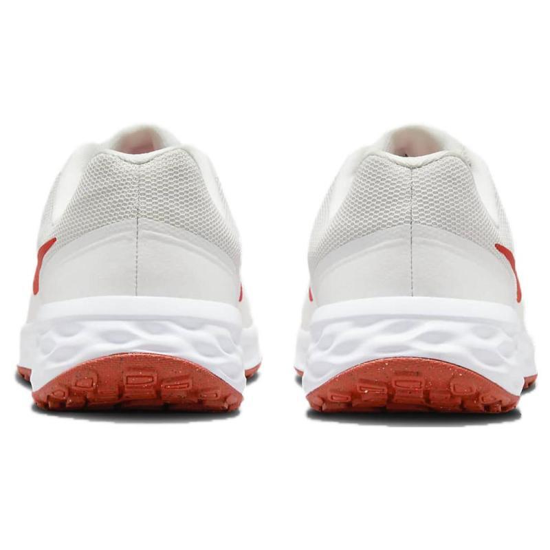 Nike REVOLUTION 6 Амортизация и воздухопроницаемость Низкие детские кроссовки для бега Красные Белые Кроссовки DD1096-102
