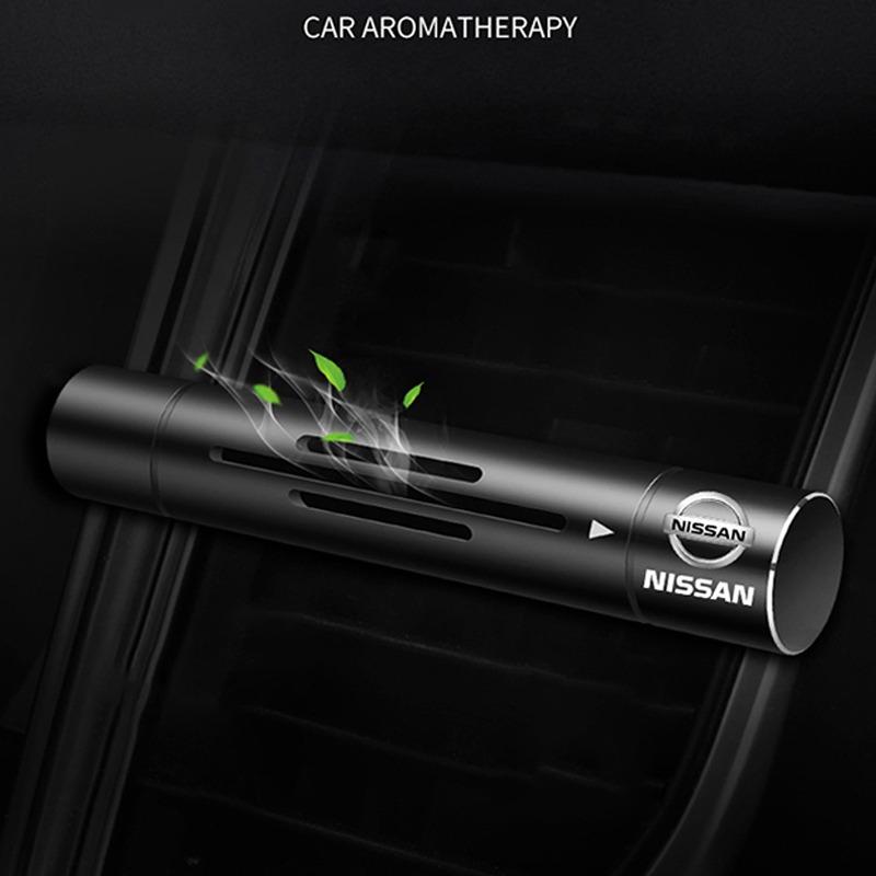 Автомобильный освежитель воздуха для салона, диффузор для духов с креплением на воздуховод, стайлинг автомобиля для Nissan Nismo Qashqai X J10 Trail Tiida Juke Teana Pulsar Altima