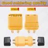 1-40PCS XT60 Battery Connector Male & Female Bullet Connector Plugs with Sheath Housing for RC Battery Motor FPV XT-60 Adapter