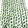 12pcs DIY Artificial Spring Leaf Vine Artificial Foliage Garland Hanging Plants  Holiday Decoration