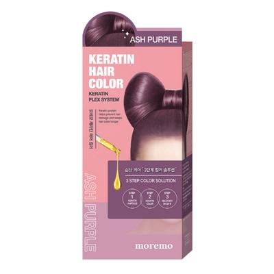 Кератиновая краска для волос, пепельно-фиолетовая, 1 шт.
