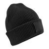 Beechfield Childrens/Kids Cuffed Tonal Patch Beanie