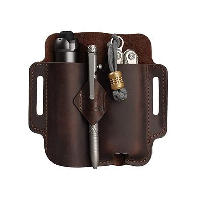 VIPERADE PJ19 EDC органайзер для ремня, ножны из кожи, чехол для фонарика Leatherman, чехол для Fenix, держатель для ручки для тактической ручки, ножны для мультитула,