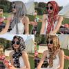Scarf Cap Flower Beach Shawl Korean Style Scarves Summer Scarf Hat Sunscreen Scarf Female Wraps
