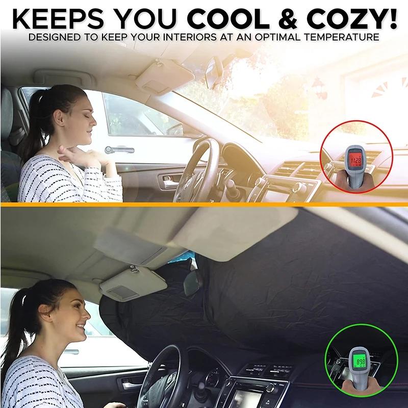 Car Windshield Sun Shade Visor UV Protection Shield For Lexus F SPORT ES RX NX LS UX LM LX GX LC RZ IS CT GS RC HS SC TX LBXBP8