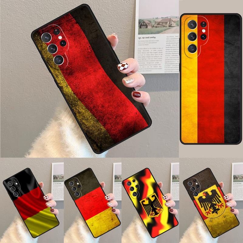 Флаг Германии Национальный герб Силиконовый чехол для телефона для Samsung Galaxy note 10 pro S26 S25 S24 S23 S22 S21 Plus S25Ultra Capa Чехол