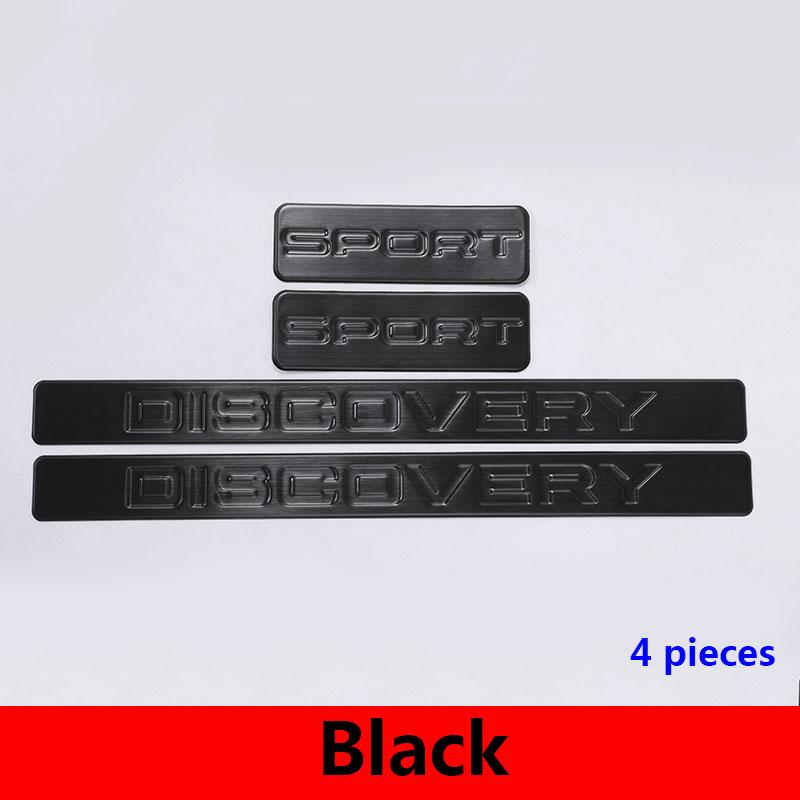 Для Land Rover Discovery Sport 2015-нержавеющая сталь, накладка на порог автомобиля из нержавеющей стали, накладка, наклейки для автомобиля