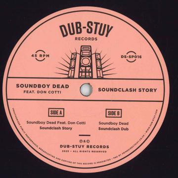 12-дюймовая пластинка SOUNDBOY DEAD Soundclash Story Ft. Дон Котти DSSP016 Даб Стай США 2025 США Регги Ска Даб