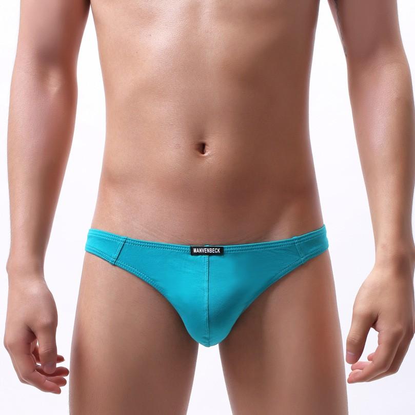 Men's Briefs Ultra-thin Ice Silk Transparent Comfortable Adult Low Waist