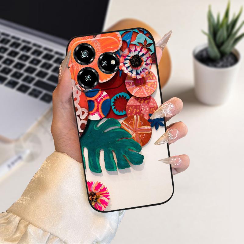 For ZTE Blade V60 4G Case Axon 60 Z2356 Shockproof Silicone TPU Phone Cover For Nubia V60 4G Coque V 60 Soft Protective Fundas