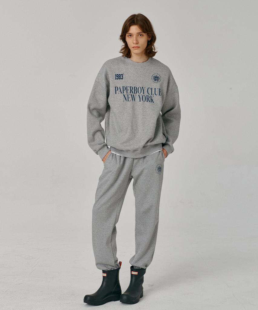 PAPERBOY [Set] Sports Club Sweat Set-Melange