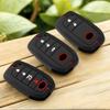 Silicone Car Remote Key Case Cover For Toyota RAV4 Corolla C-HR Crown Camry Land Cruiser Prado Yaris Avensis Car Key Accessories