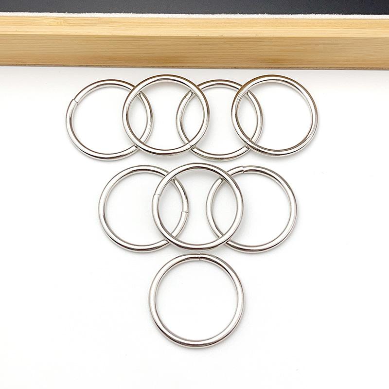 12Pcs of 30-32-35mm Big Size Metal Round Closed Mouth Ring Handmade DIY Necklaces, Bracelets, Cases and Bags Connected O-Ring