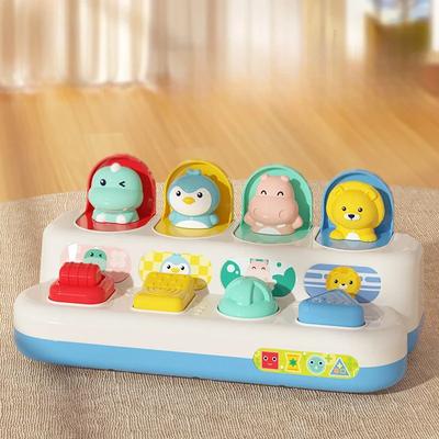 Всплывающая игрушка Сенсорные игрушки Всплывающие животные Игрушка для малышей Игрушки Монтессо Причина и следствие Детские игрушки Развивающие 12-18 месяцев