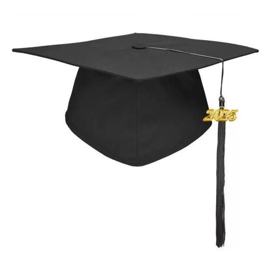 Кепка для выпускников для взрослых, кепка бакалавра, регулируемый размер, эластичный ремешок, плоский верх, эластичный ремешок, кепка с кисточками, штамп 2025 г.