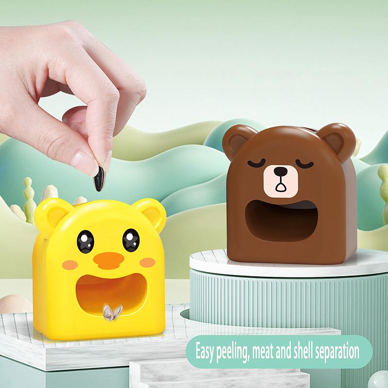 Овощечистка для семян подсолнечника, автоматическая машина для очистки семян подсолнечника, мультяшная чувствительная открывалка для дыни, безопасная для защиты зубов