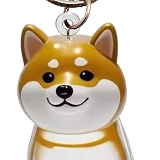 Keychain Pet Style Collect Pet Hair Transparent Pendant Keyring Bag Pendant Key