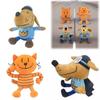 Adorable Dog Man Plush Toy For Kids Featuring Soft Material And Cute Cartoon Design