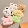 Cartoon Plush Bear Frog Brooch Cute Backpacks Pendant Decoration Accessories Clothes Badge Pins
