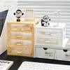 Desktop Storage Box Acrylic Drawer Type Small Box Home Office Student Desk Stationery Sundries Cosmetics Plastic Storage Racks