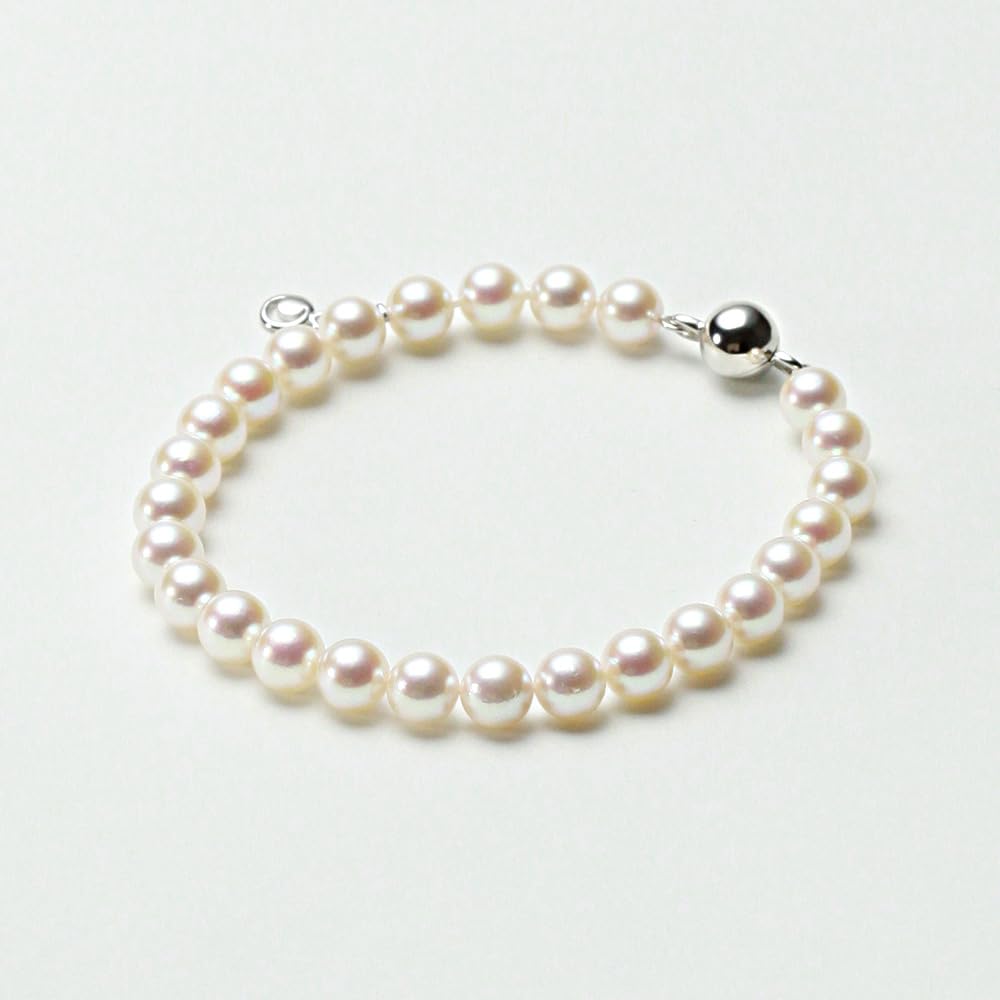 Moon Label Akoya Pearl Bracelet for Women 6.5mm [Gift Wrapped]
