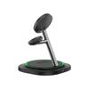 Tech-Protect Qi15W-A46 3In1 Magnetic Magsafe Wireless Charger Black