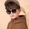 Детские очки Высококачественные солнцезащитные очки Высококачественные квадратные модные трендовые солнцезащитные очки с защитой от ультрафиолета
