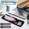 Y-FRUITFUL 87-Key Tri-Mode Wireless RGB Mechanical Keyboard