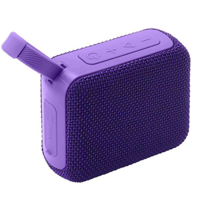 Enceinte Bluetooth 5.3 Portable 5W Splash Proof IPX4 Autonomie 16H XS40 Ledwood Violet
