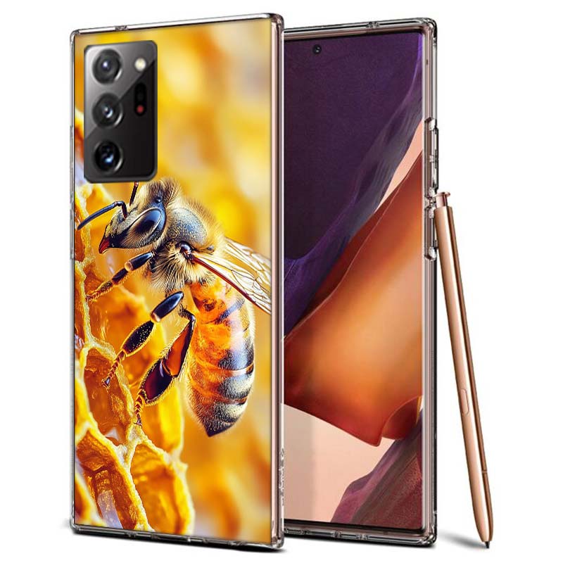 Пчелы и Мед в Сотовом Чехле для Телефона Samsung A55 A35 A25 A15 A07 A05S A16 A17 A26 A36 A37 A56 A57 Galaxy Note 20 10 A5
