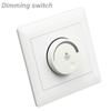 220V Durable Adjustable White Lamp Brightness Controller Dimmer Light Switch