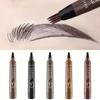Flawless Waterproof Eyebrow Pen  5 Shades Liquid Eyebrow Pencil, Natural & Long-Lasting Look, Suitable for All Skin Types