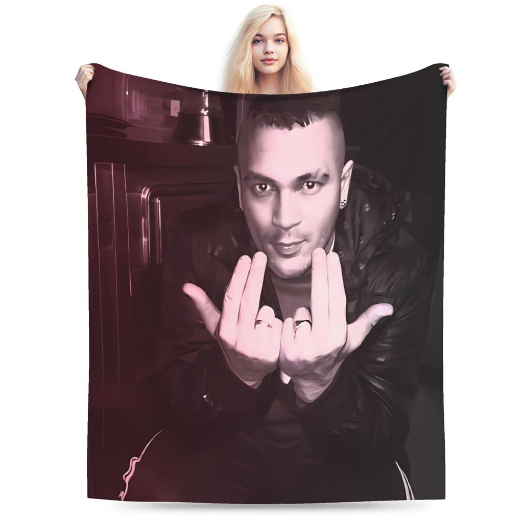 RAPPER JUL Blanket Soft Warm Funny Plush Bedding Throws For Students Outdoor Flannel Bedspread Bed Cover