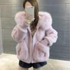 Women's Autumn/winter Korean Style Short Hooded Coat